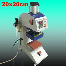 Pneumatic heat press machine Sublimation Heat Transfer 20x20cm CE passed 110V or 220V