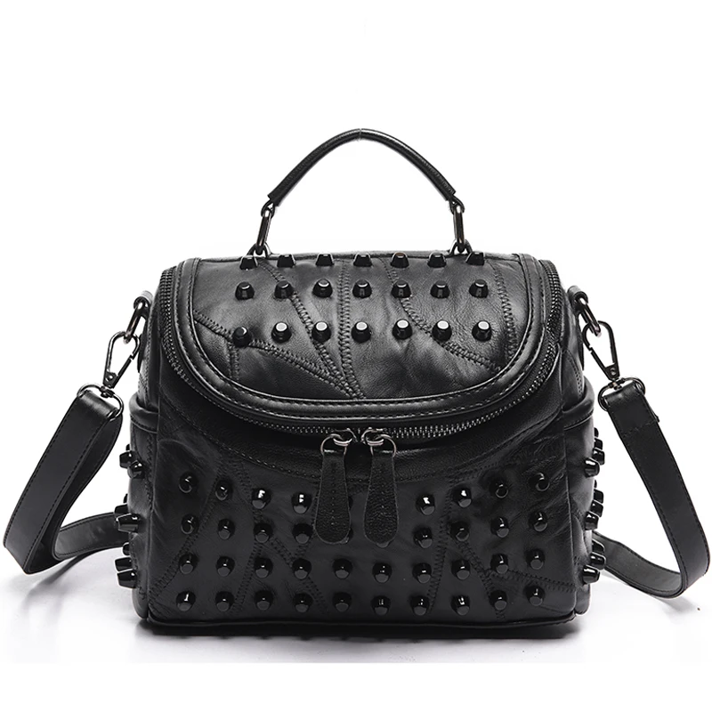 2019 Luxury Women Genuine Leather Bag Sheepskin Messenger Bags Handbags Famous Brands Designer Female Handbag Shoulder Bag Sac