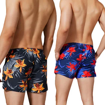 

WEIXINBUY 2019 New Swim Shorts Trunks Beach Board Quick Drying Pants Swimsuits Mens Running Sports Surffing shorts For Men