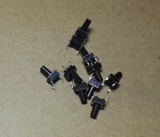 

100pcs 6x6x10 MM 6x6x10MM Tact Switches Tactile Switch Microswitch Push button transistor
