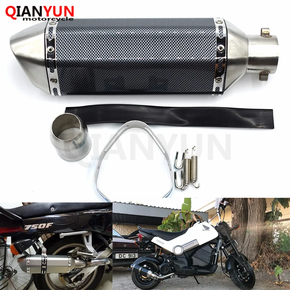 

for Motorcycle parts Exhaust Universal 51mm Stainless Steel Motorbike Exhaust Pipe for KTM RC8 690 990 1290 Super Duke