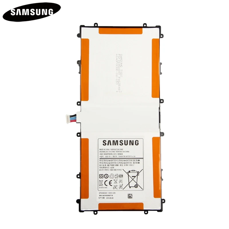 Аккумулятор для планшета SP3496A8H(1S2P) для samsung Google Nexus 10 GT-P8110 SP3496A8H HA32ARB 9000 мАч подлинный аккумулятор