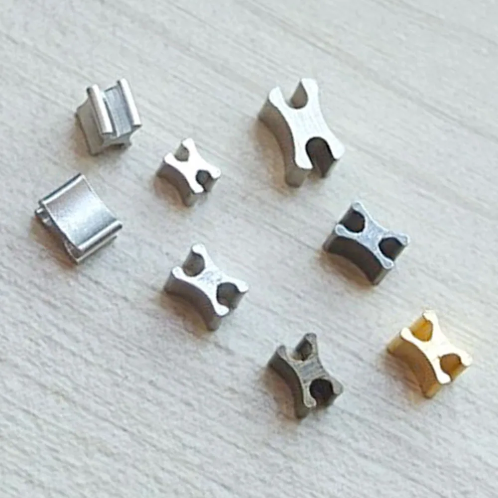 

100 PCS Metal Zipper Stopers Top Stop #3 #5 #8 for Rescue Repair Pull Kit Spiral Slider Bottom 4 Colors Choice