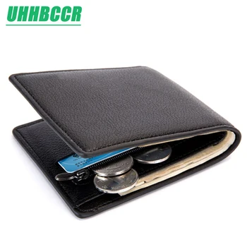 

UHHBCCR 2018 New Men Wallets Fresh Fishon Designer's Purse Men Brand striped Card purse Mens Wallet Wholesale price