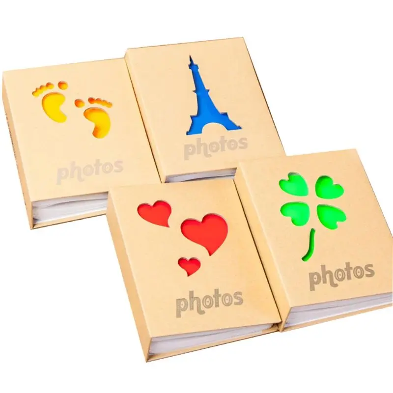 

100 Pockets 4x6 Inch Photo Album Picture Storage ame For Kids Children Scrapbooking Pictures Case Gift