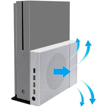 

Top Deals JYS Vertical Stand Cooling Fan and 4 Ports USB Hub for Xbox One S