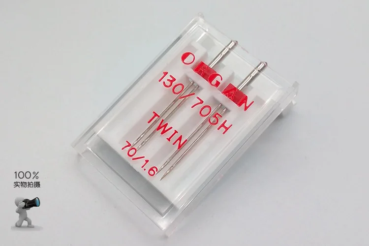 Иглы Organ 130/705H двойная игла для стрейчевой трикотажной ткани бытовая швейная