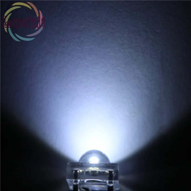 

20pcs LED 5MM Piranha White Super Flux Leds 4 pin Dome Wide Angle Super Bright Light Lamp For Car Light High Quality Hot
