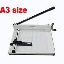 Сверхмощная А3 Размер ручной стек гильотина для резки бумаги Толщина 40 мм