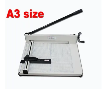 

Heavy Duty A3 Size Manual Stack Paper Cutter Guillotine 40mm Thickness