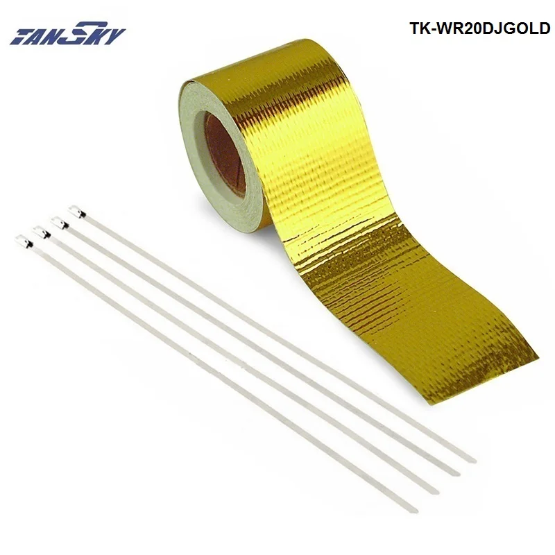 

2"x5 Meter Design Engineering Reflect A Gold Performance Heat Protection Tape/Barrier For Jeep Wrangler TK-WR20DJGOLD