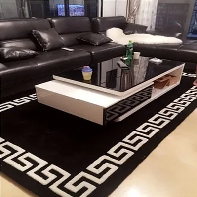 2017 simple modern European carpet living room coffee table bedroom bedside mattress model full flo - 32792700951