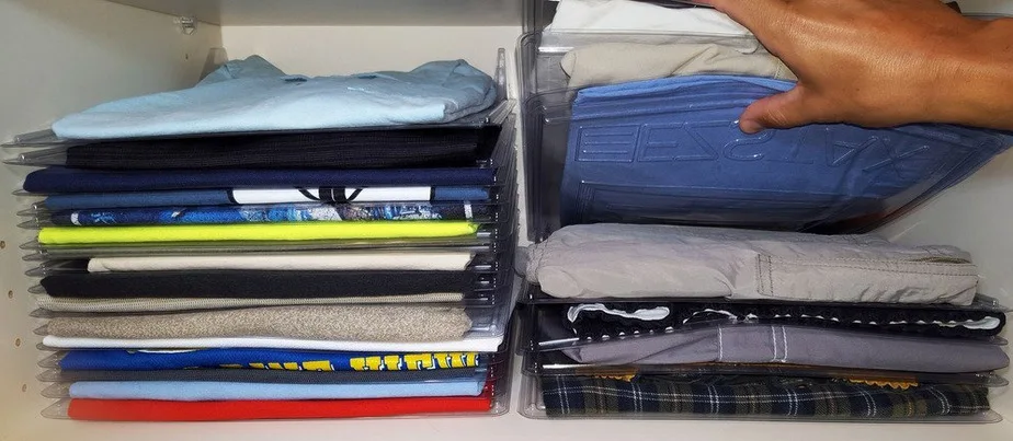 Набор для хранения одежды, 10 штук, пластиковое хранение белья, полка, складные полки для одежды, наборная стойка для досок, инструменты