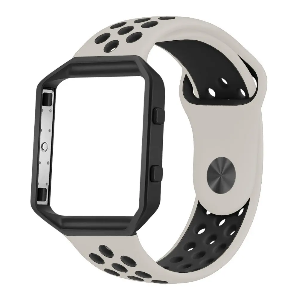 CRESTED Replacement Watch Strap For Fitbit Blaze Bands Sport Soft Silicone For Fitbit Blaze Smart Fitness Watch With Frame CRESTED Replacement Watch Strap For Fitbit Blaze Bands Sport Soft Silicone For Fitbit Blaze Smart Fitness Watch With Frame