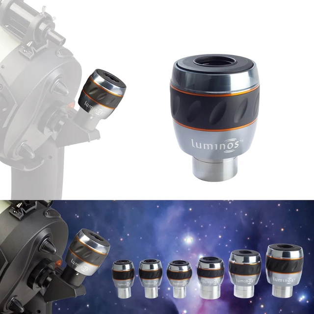 Celestron LUMINOS 82 Degree EYEPIECE 1.25inch 7mm 10mm 15mm 2inch