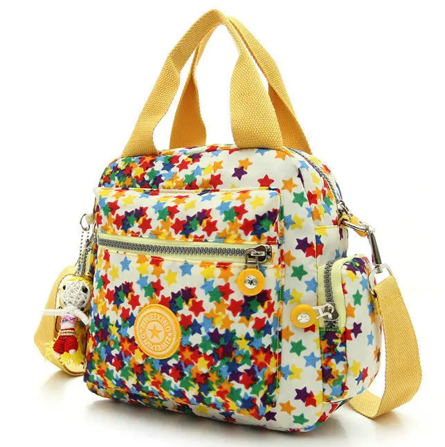 الترفيه حقيبة ساعي حقيبة كتف النايلون أعلى مقبض حقيبة يد المرأة Crossbody أكياس حمل Mochilas موهير 2019