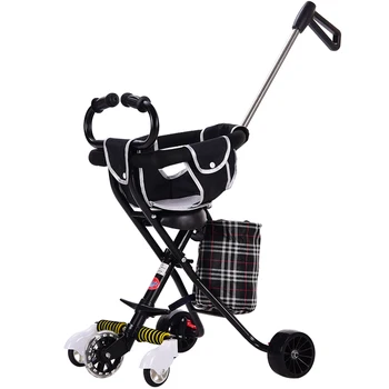 

2019 new 1-6 year old baby stroller with baby artifact trolley child tricycle lightweight folding trolley