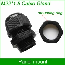 RJ45 водонепроницаемый разъем M22* 1,5 кабельный сальник для герметизации провода с Монтажное кольцо для кабеля диаметром 5-8,5 мм водонепроницаемый 10 единиц