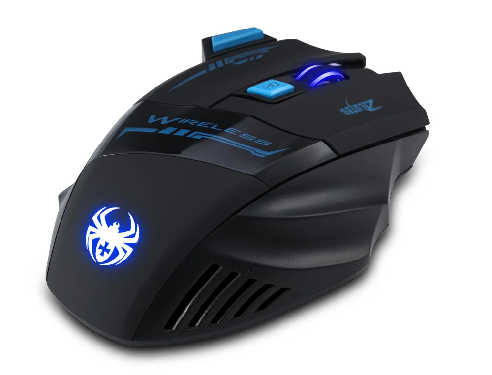 Wireless gaming mouse 2.4G 2400dpi optical mouse 7 Buttons Gaming Breathing LED Backlit Gaming Mice for DOTA CS PUBG