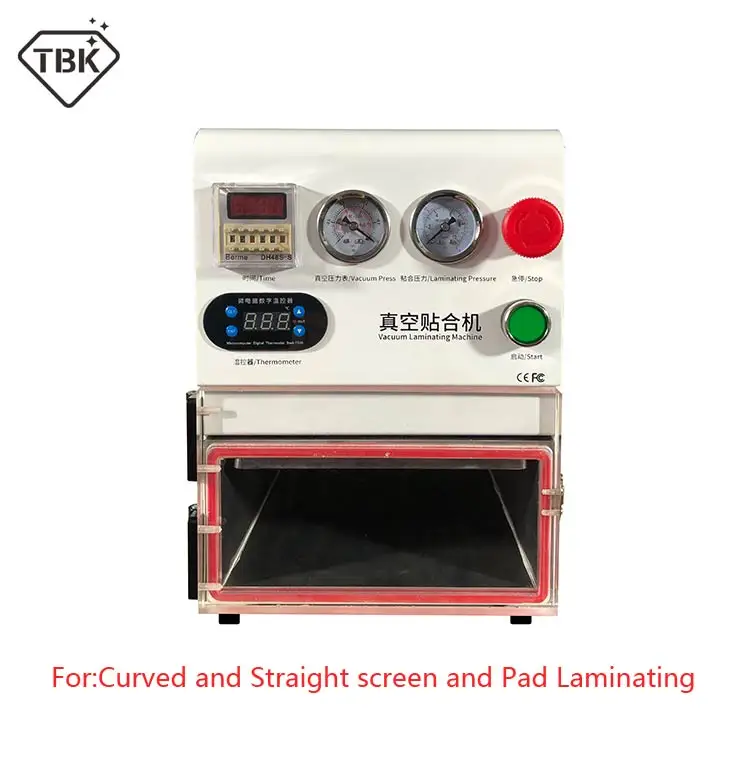 

2019 Newest TBK-108P OCA Lamination Machine 14 inch Vacuum Laminating Machine for curved screen and straight screen and Pad