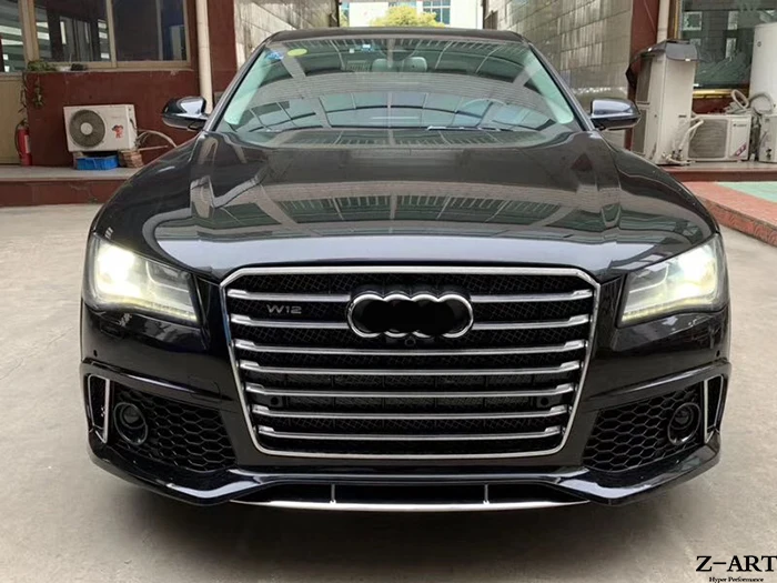 

Z-ART new body kit for Audi A8 A8L 2011-2015 W12 front grille + front bumper for Audi D4 A8 A8L