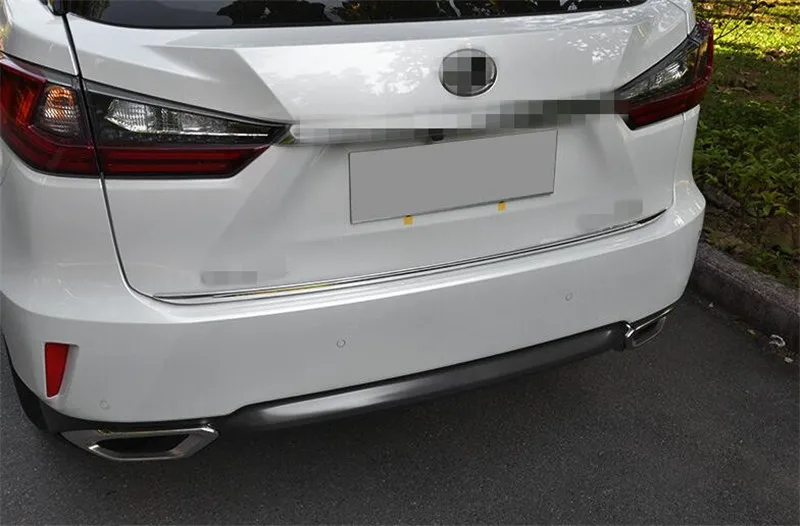 Для LEXUS RX200t RX450h 1 шт нержавеющая задние ворота крышка багажника отделка хром авто аксессуары