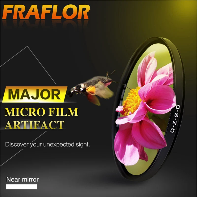 SLR Camera Macro Lens Filter 52/55/58/62/67/72/77/82mm Ultra Slim Close-up Lens Graduated Filter for Canon Nikon Sony SLR Camera