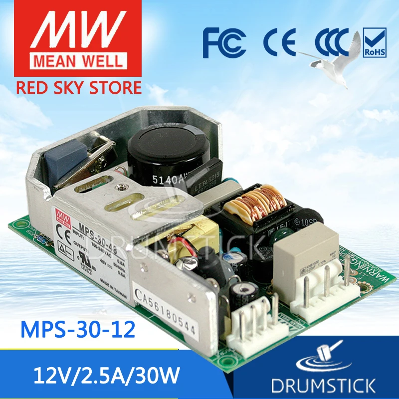Meanwell MPS-30-12 12V 2.5A meanwell MPS-30 12V 30W одиночный выход для медицинского типа