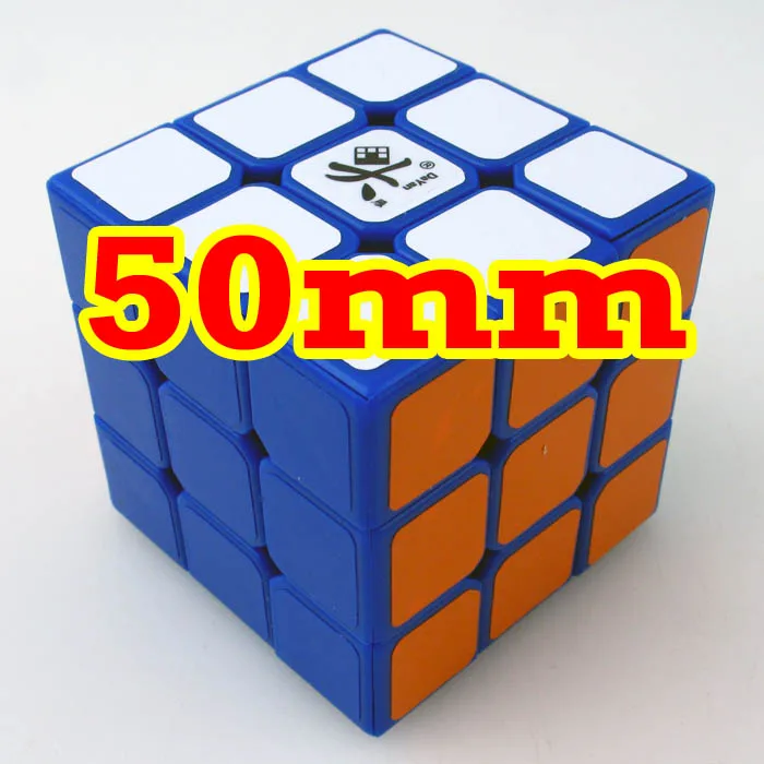 

Cheapest Dayan zhanchi 50mm 3x3x3 Cube speed magic puzzle 3x3 intelligence cubes for eductional toys kid game drop shipping