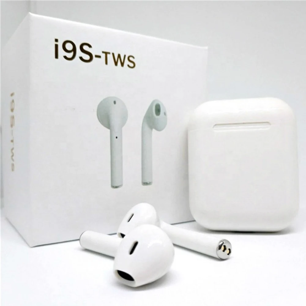I9S TWS mini с всплывающим окошком Bluetooth Беспроводные наушники зарядным чехлом pk i10 i30