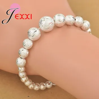 

Magic Chinese Lucky Bead Bracelet, 925 Sterling Silver Ball Elegant Woman Bracelet With Good Quality Lobster Charm Jewelry