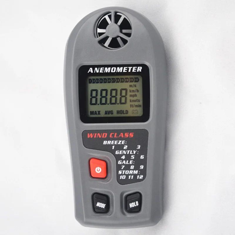 

Portable Digital MT20 Anemometer Thermometer Wind Speed Gauge Meter Windmeter 30m/s LCD Digital Handheld Pocket Measurement Tool