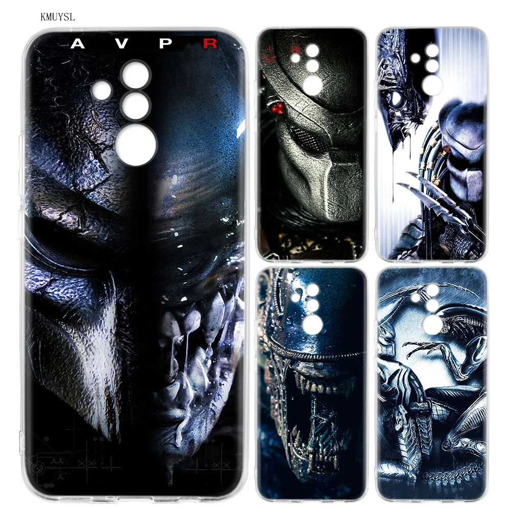 

KMUYSL Alien vs Predator Anime Silicone Case for Huawei Mate 20 Lite Honor 10 8X Play Y6 Y5 Y7 Y9 Prime 2018 7A Pro 7C