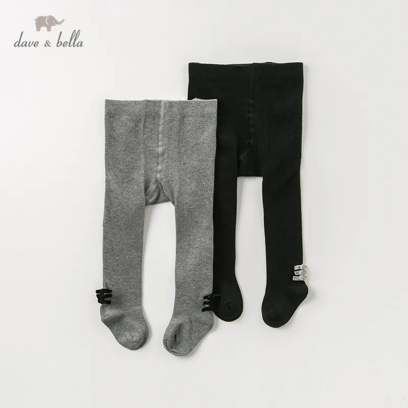 

DB12046 dave bella autumn baby girls pants children full length kids solid pants leggings infant toddler trousers