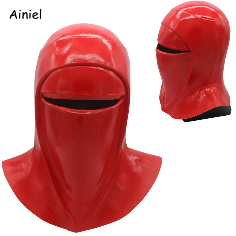 

Star Wars Emperor's Royal Guard Cosplay Costume Mask Helmet Funny Scary Mask Latex Full Face Adult Mask Prop Halloween party Men