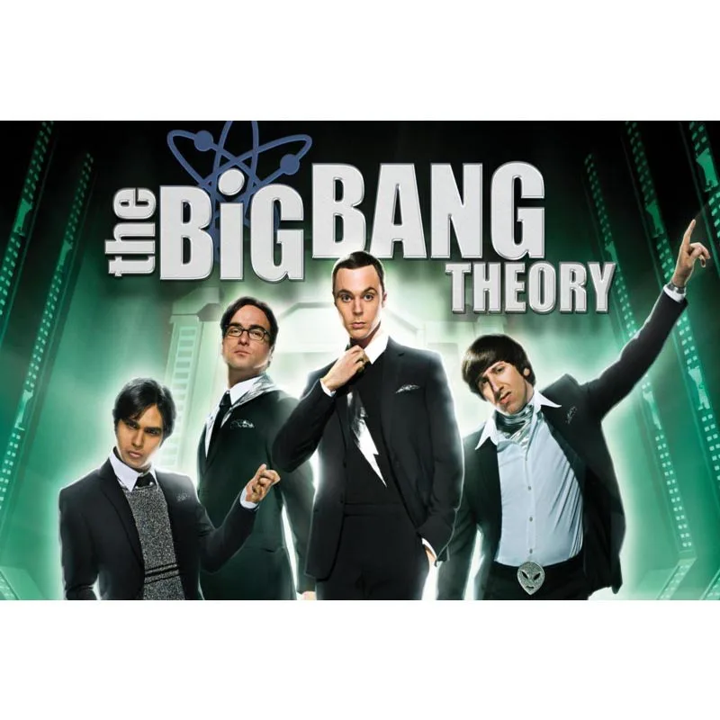The Big Bang Theory Poster Silk Fabric Print Cloth Wall Custom Satin 40X60cm 50X75cm 60X90cm | Дом и сад