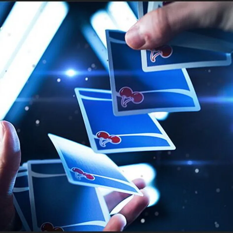 1 колода вишни игральные карты игровые Tahoe Blue V5 Cool Cardistry магический реквизит для