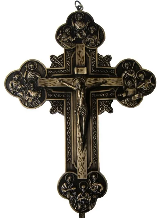 12 апостолов крест инри христианский Иисус эммаль искусственное украшение Jesu