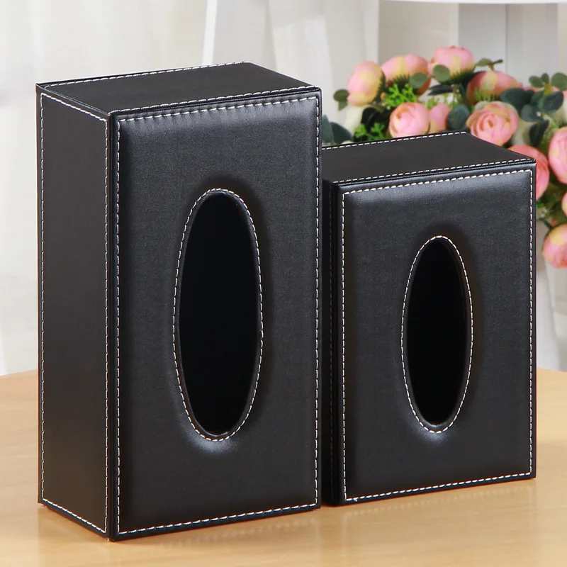 

Living room household paper box European creative PU napkin paper box