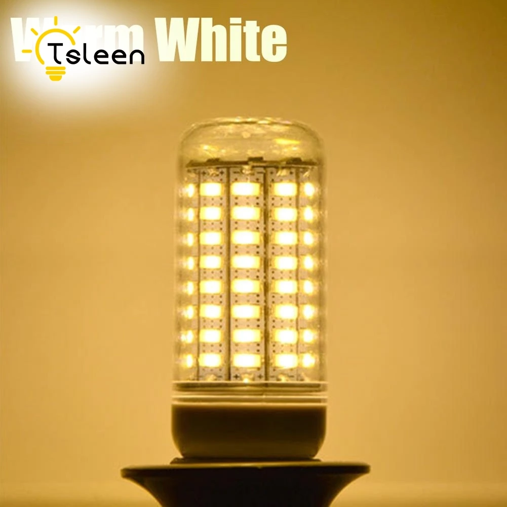 TSLEEN lámpara de LED 220 v E27 lámpara Led de maíz bombilla de luz Led al aire libre Lampen Lamparas bombilla Led cob E27 E14 b22 G9 blanco cálido