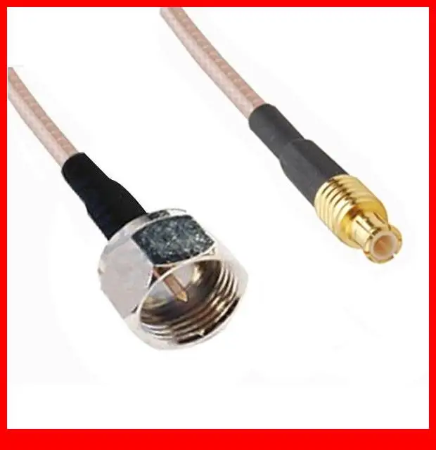 

10 pcs  6" RF Cable Assembly F Plug to MCX Plug Pigtail Cable RG316