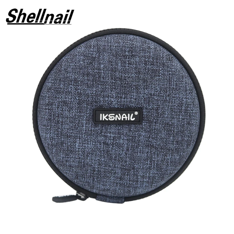 Shellnail уникальные наушники электронных мешок Круглый Войлок сумка для хранения наушников чехол для наушников Портативный гарнитуры поле здоровья Материал
