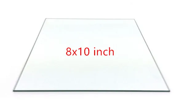 

SWMAKER Makergear M2 3D printer Parts 8" x 10" ( i.e 200x250x3mm ) Borosilicate Glass Build Surface