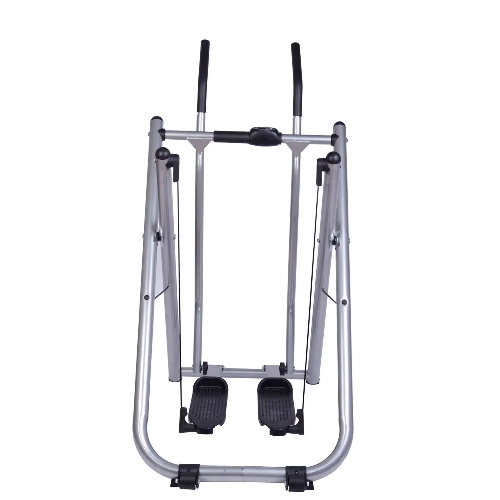 Folding Elliptical Glider Machine Sports Fitness Exercise Pedometer