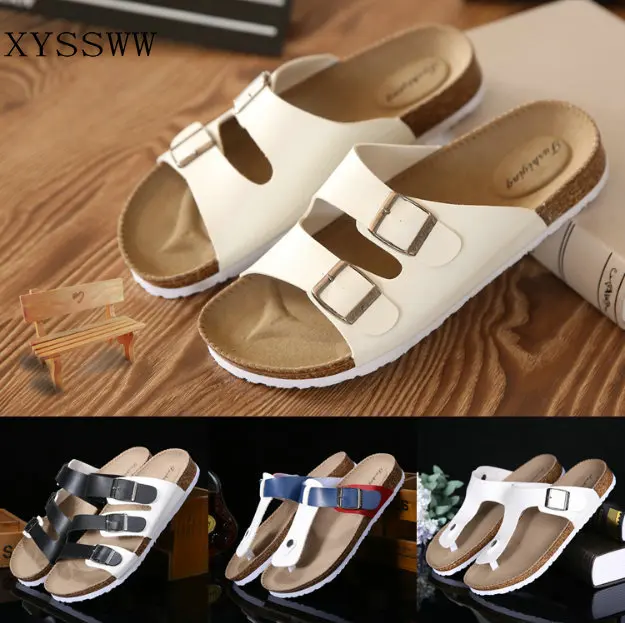 Doble Verano 2018 Casual Corcho Nuevo Playa Zapatillas Sandalias PZkXiu