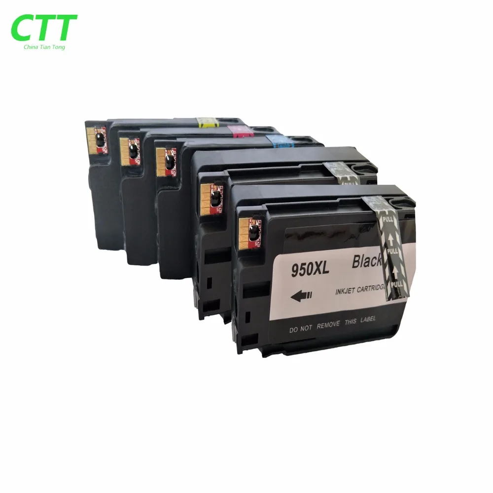 

5 Pack HP950 Compatible Ink Cartridge For Officejet Pro 8100/Pro 8600 e-AIO/Pro 8600 Plus e-AIO/Pro 8600-N911 Printers