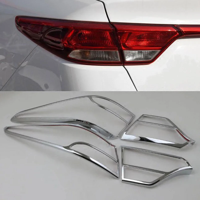 Для KIA K2 /Крест KX Седан ABS Хромовая автомобильная пленка передние и задние светильник тумана Лампа светильник украшения накладка стайлинга автомобилей