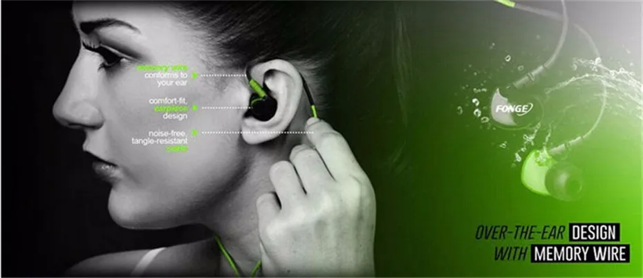 New Waterproof Sport Earphone Running Ear-hook 3.5mm Stereo Bass Noise Cancelling Headset with Mic for iPhone 6 7 Xiaomi Samsung (10)