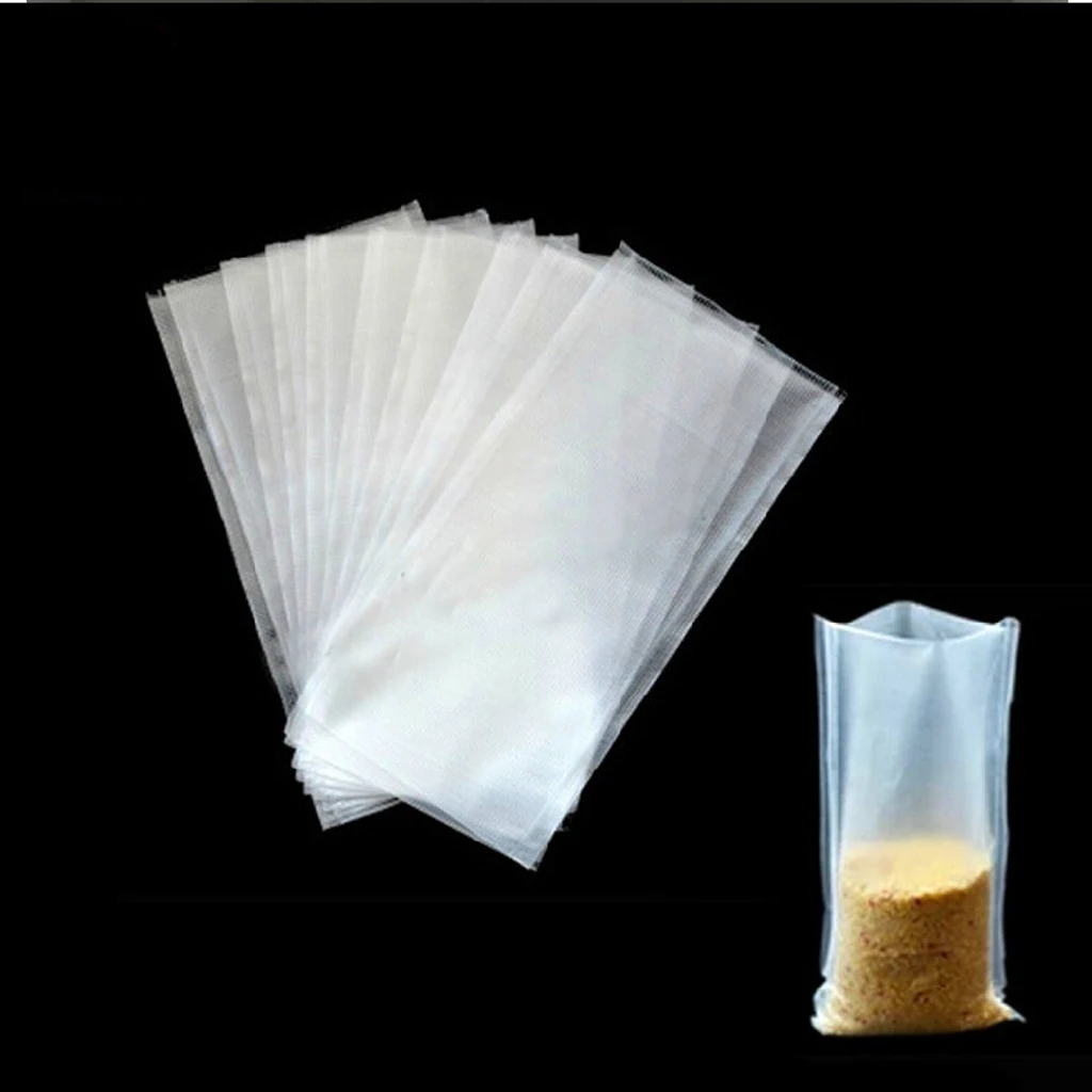 60x120mm Fishing Bait Non Residue Fast Dissolving Tackle PVA Bags Pack of 50 Fishing Tools Accessories