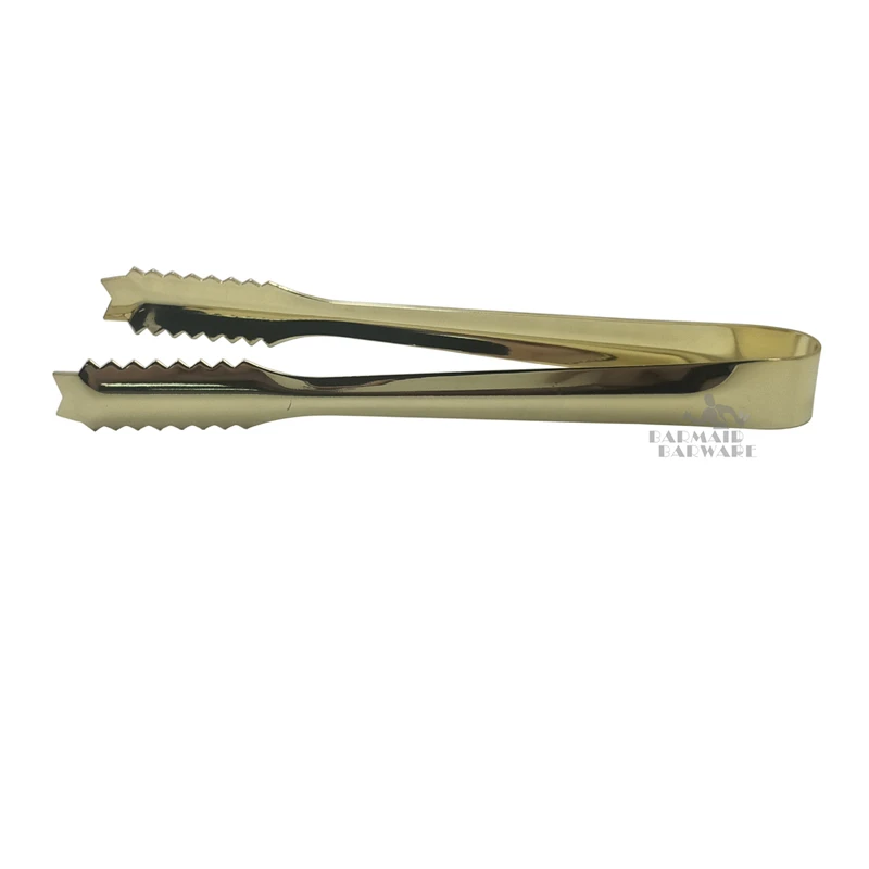 17.8cm Ice tong Bbq Stainless Steel Barbecue BBQ Clip Bread Food Ice Clamp Tongs Bar Kitchen Accessories